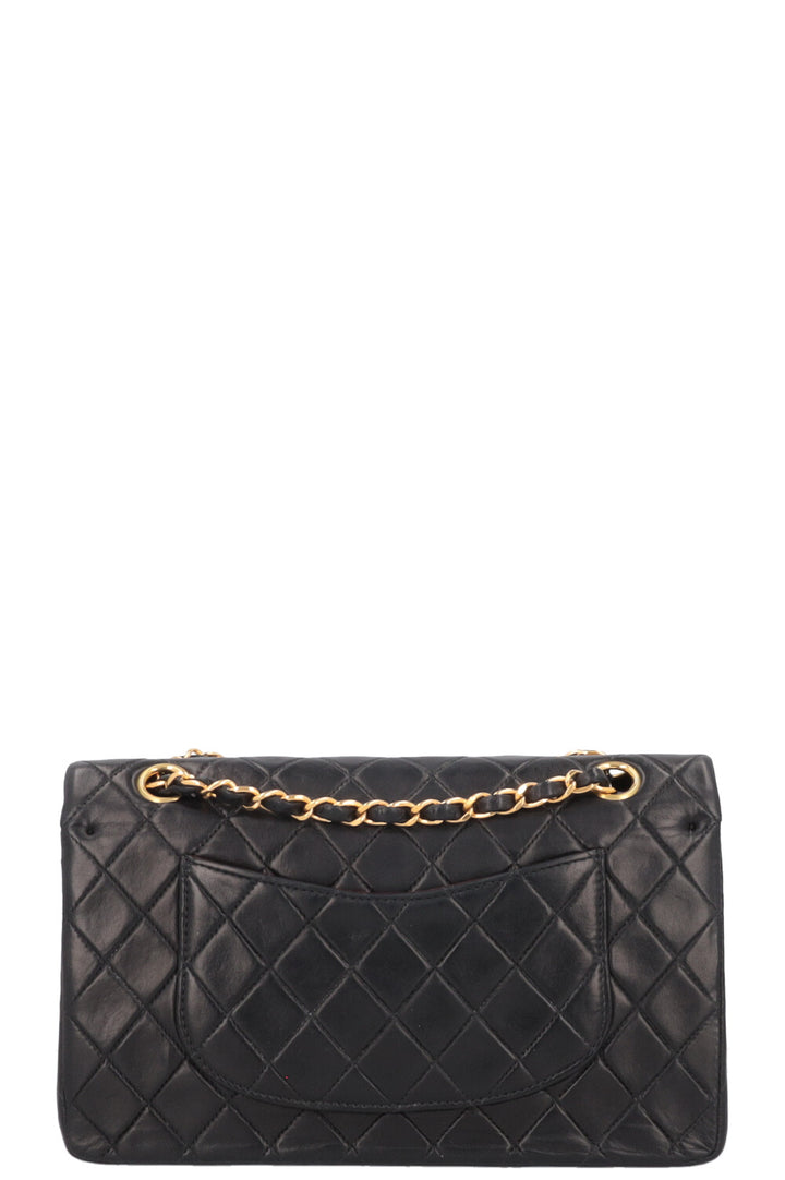 CHANEL Vintage Medium Double Flap Bag Black