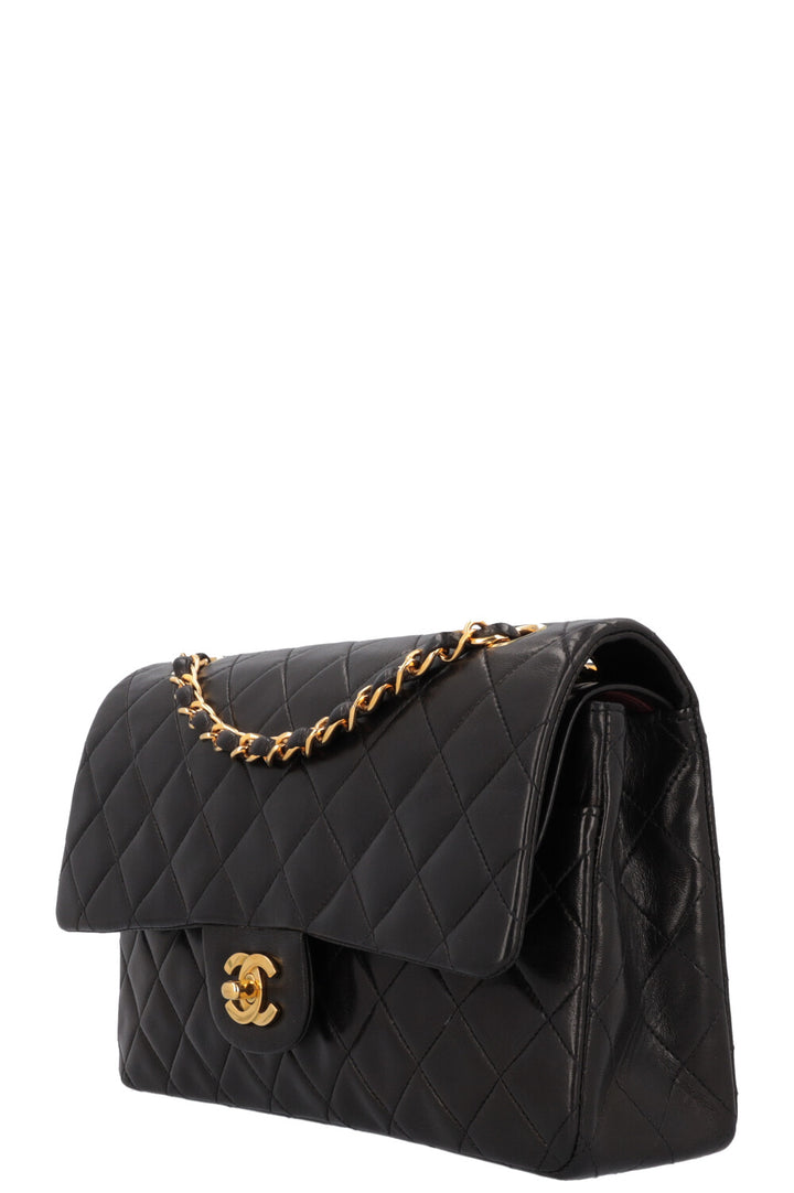 CHANEL Sac Vintage Moyen Double Rabat Noir