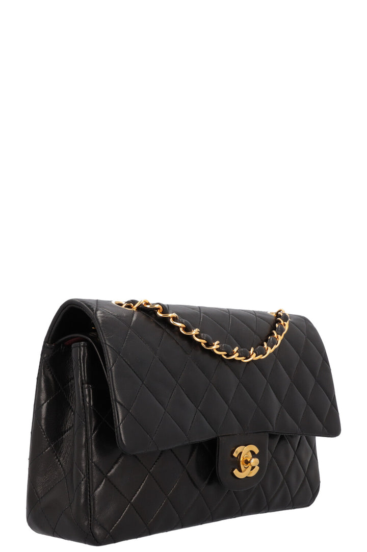 CHANEL Sac Vintage Moyen Double Rabat Noir