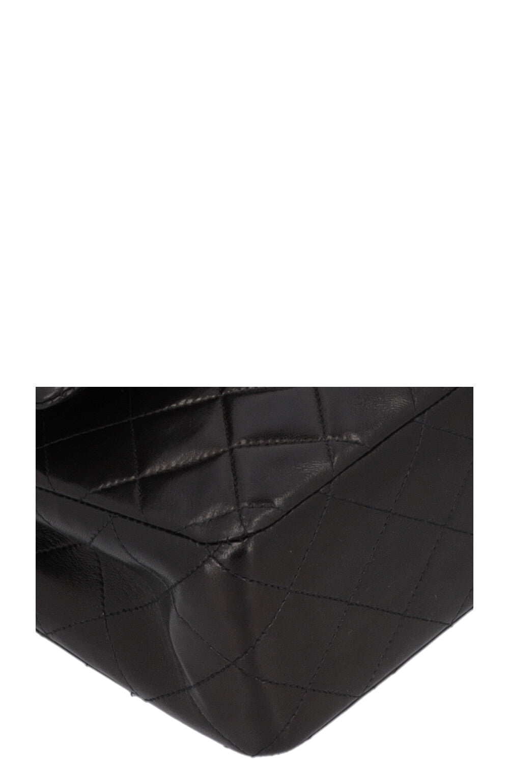 CHANEL Vintage Double Flap Bag Medium Black