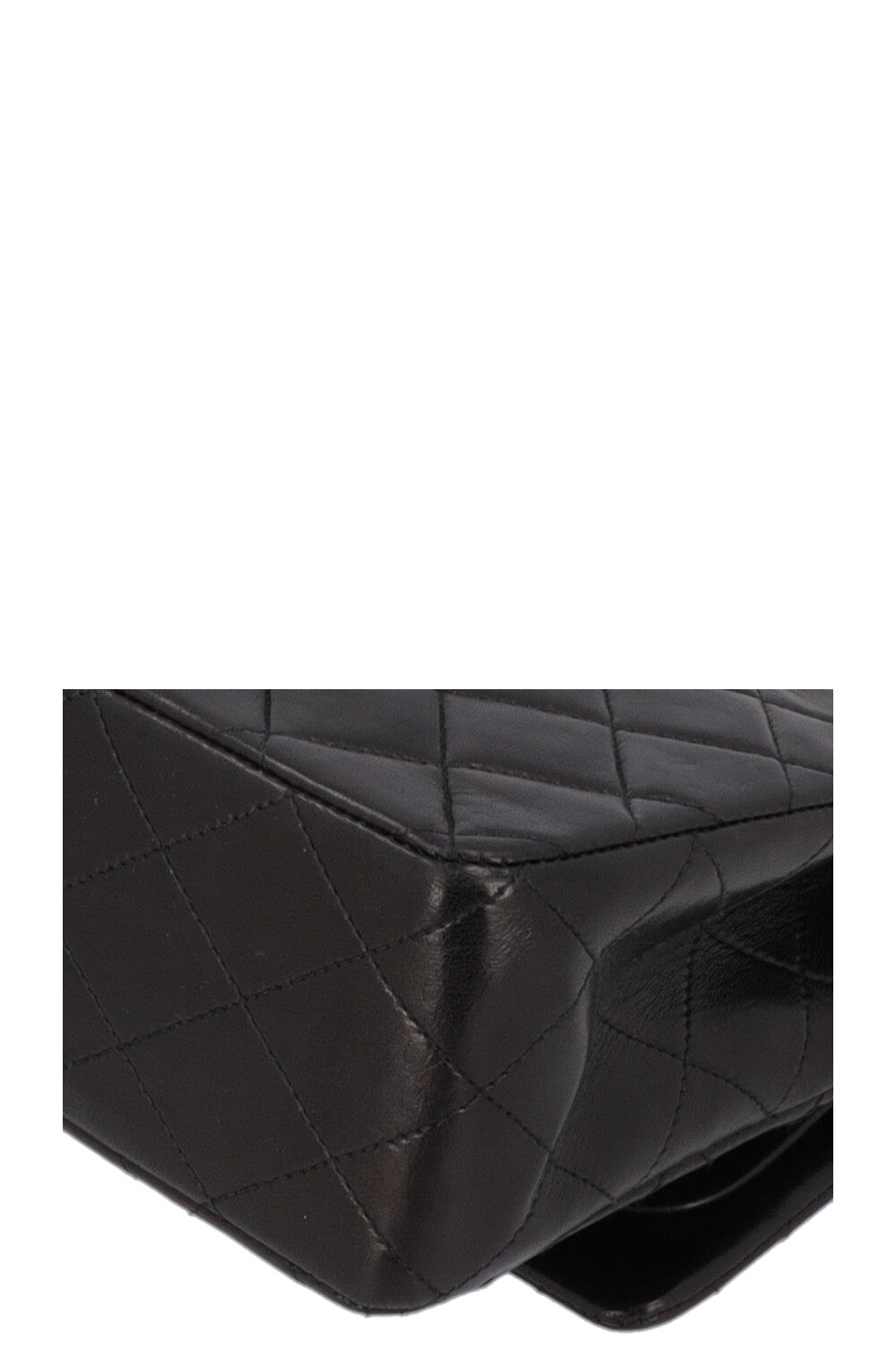 CHANEL Vintage Double Flap Bag Medium Black