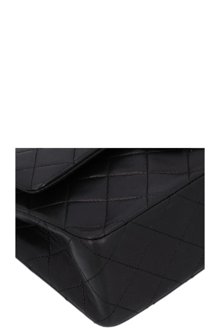 CHANEL Vintage Double Flap Bag Small Black