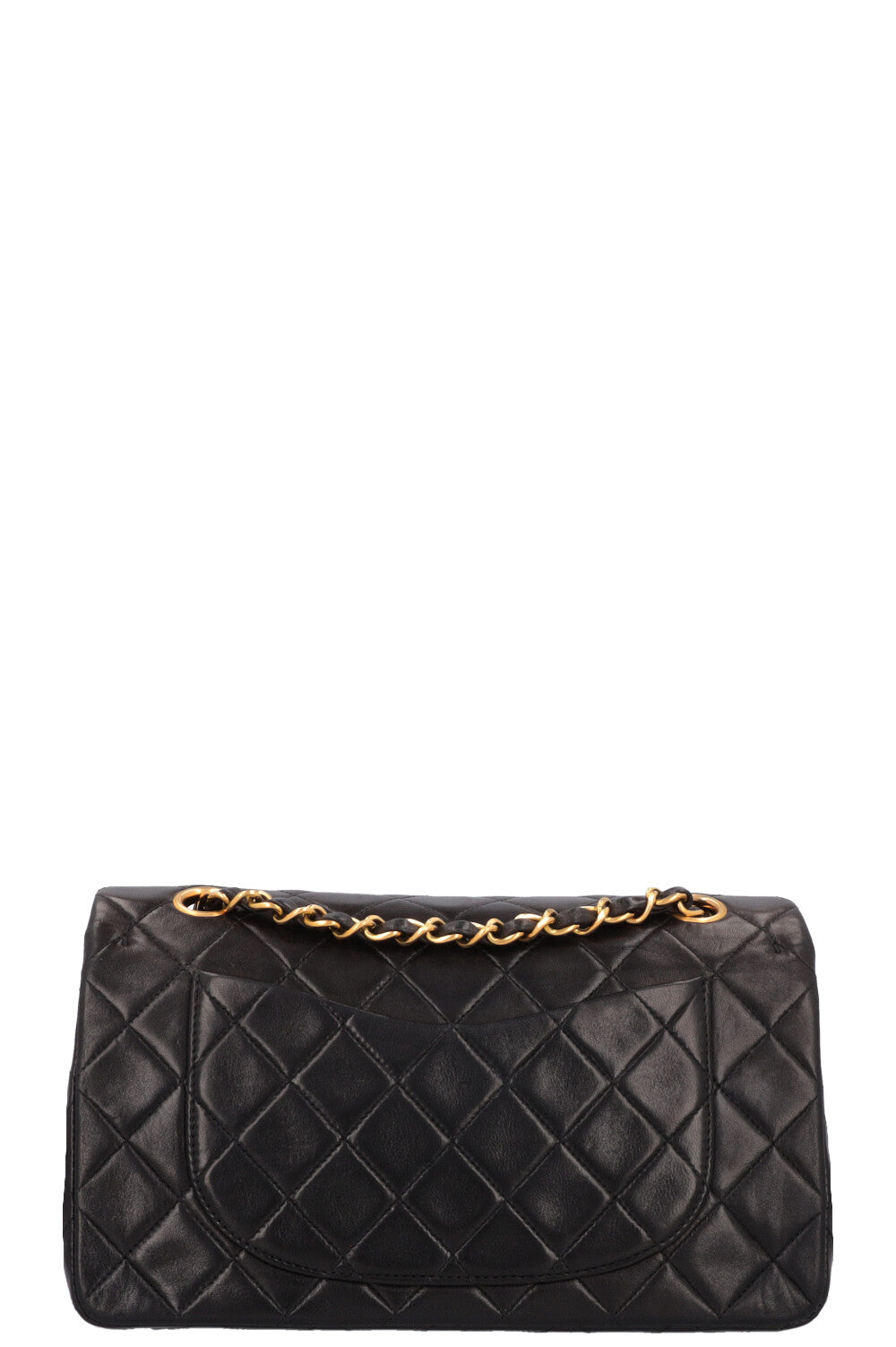 CHANEL Vintage Double Flap Bag Small Black