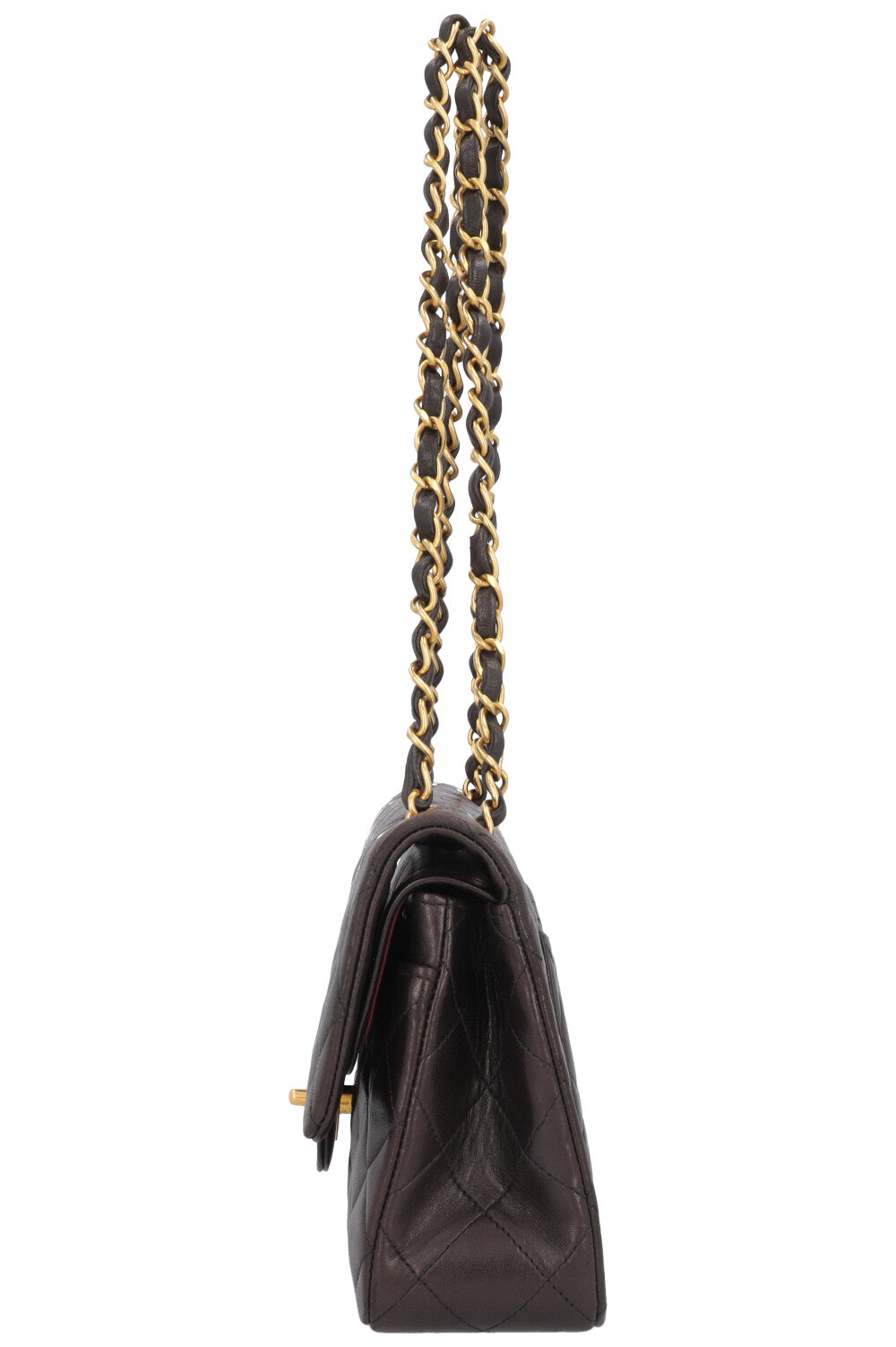 CHANEL Vintage Small Double Flap Bag Black
