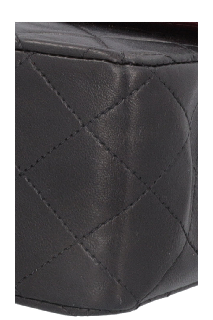 CHANEL Vintage Medium Double Flap Bag Black