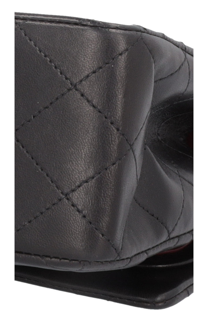 CHANEL Vintage Medium Double Flap Bag Black