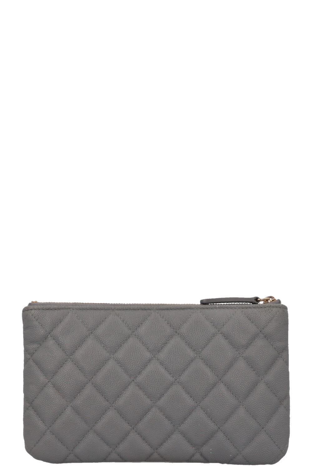 CHANEL Pochette Caviar Grey