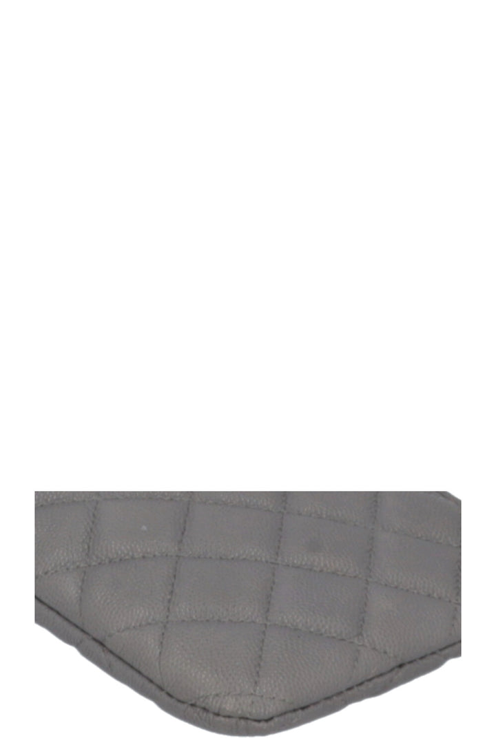 CHANEL Pochette Caviar Grey