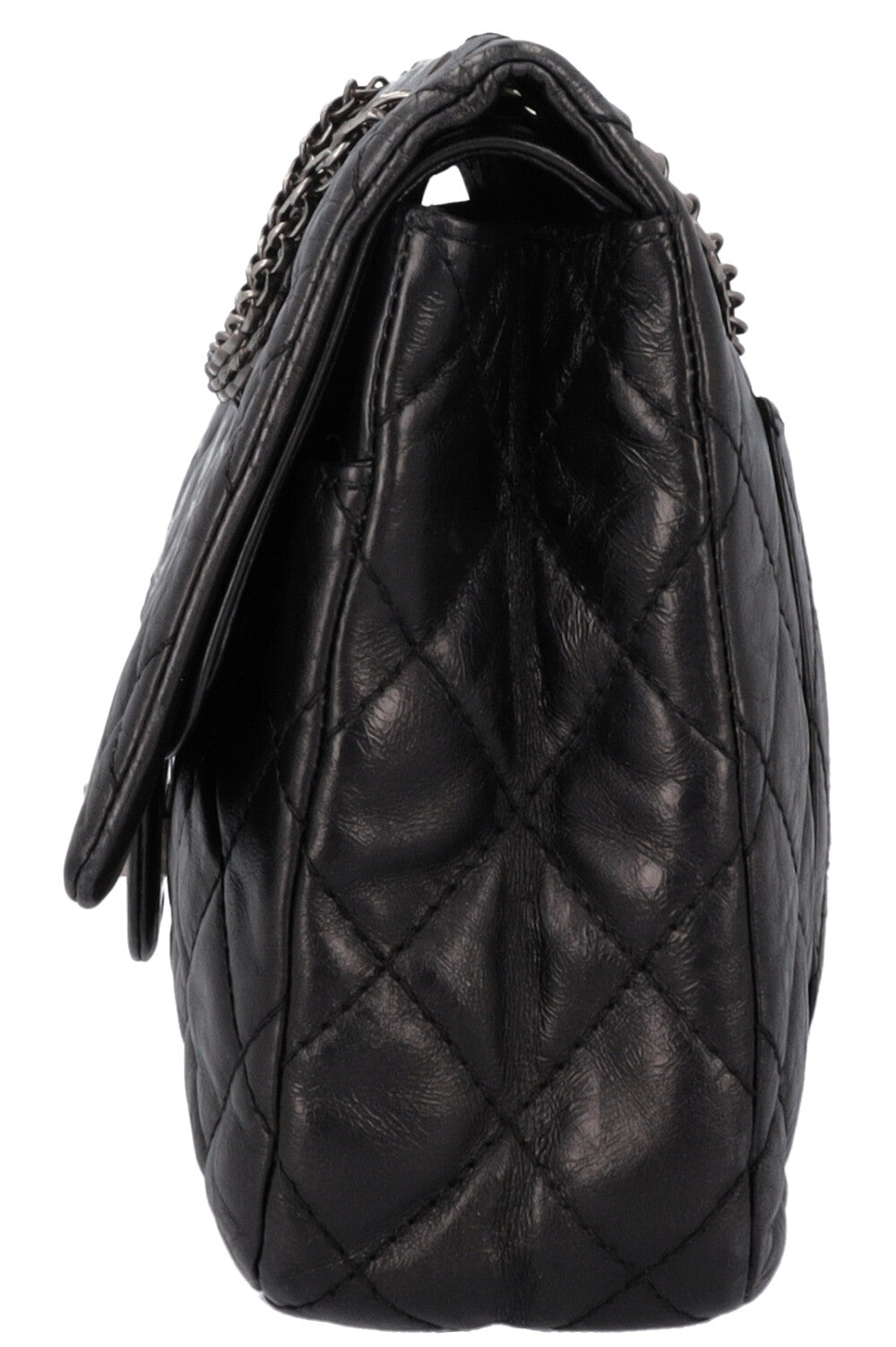 CHANEL Large 2.55 Reissue Bag Leather Black