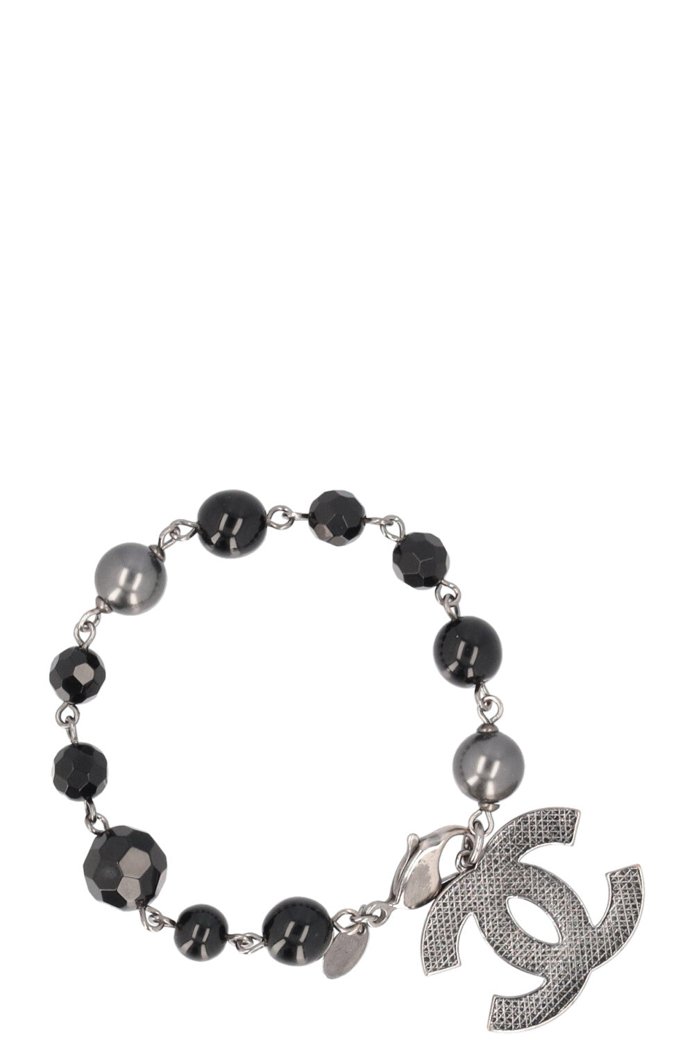 CHANEL 2012 CC Black Pearl Bracelet