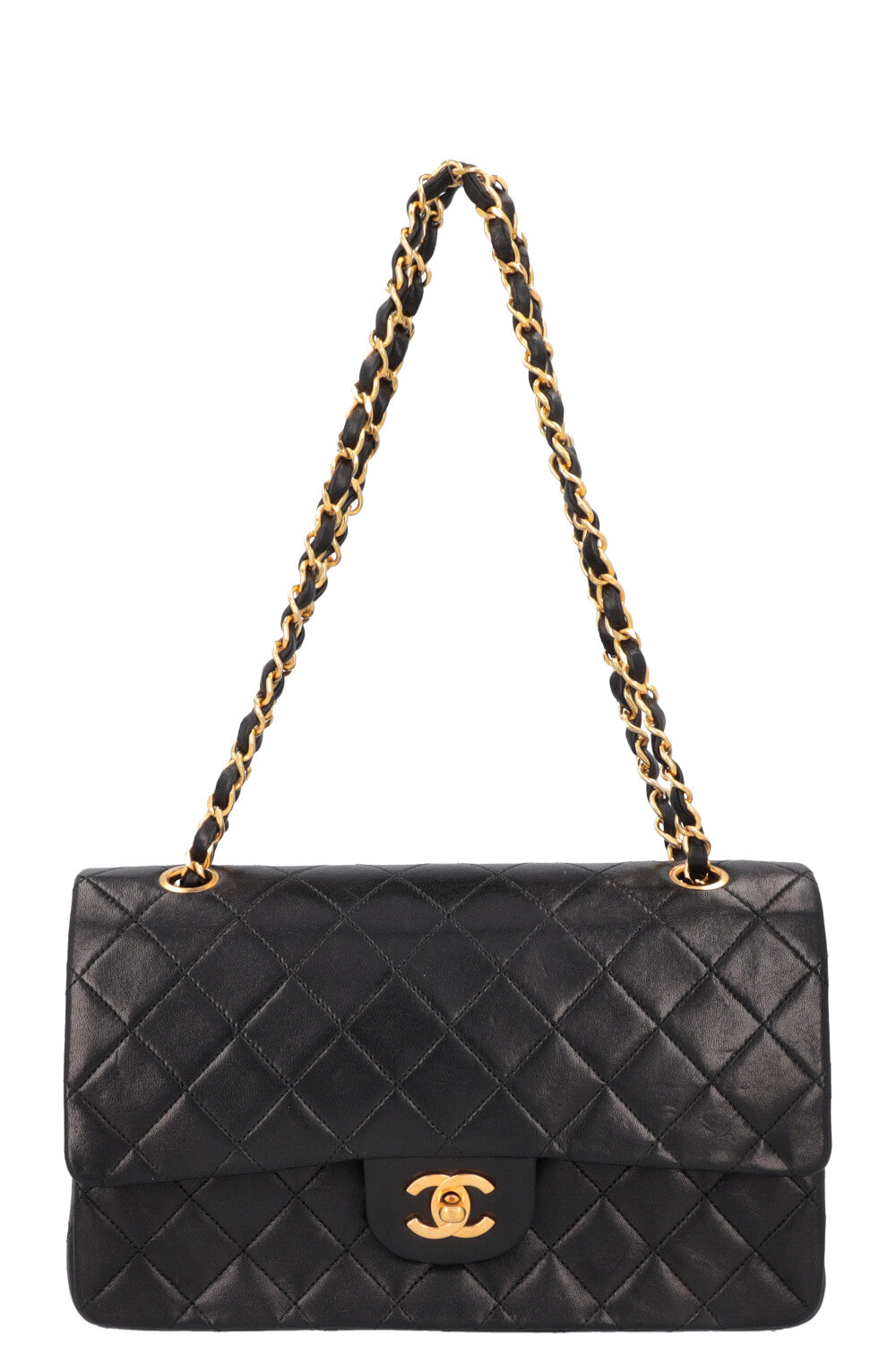 CHANEL Vintage Flap Bag Medium Black