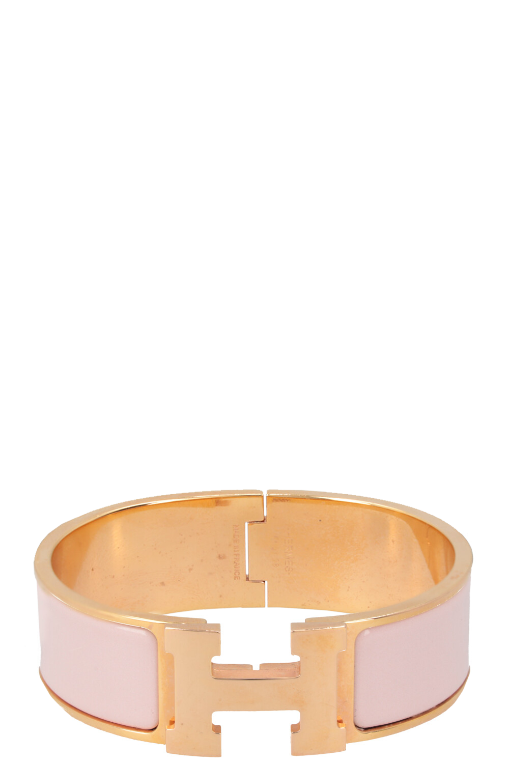 HERMÈS Clic Clac H Bracelet Pink Gold – REAWAKE