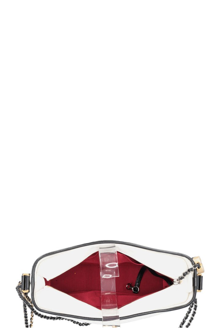 CHANEL Gabrielle Bag Medium Black White