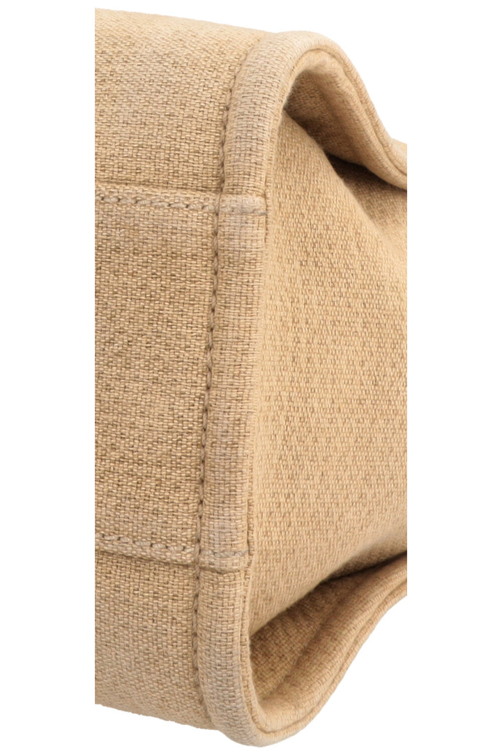 CHANEL Small Deauville Tote Bag Beige Black