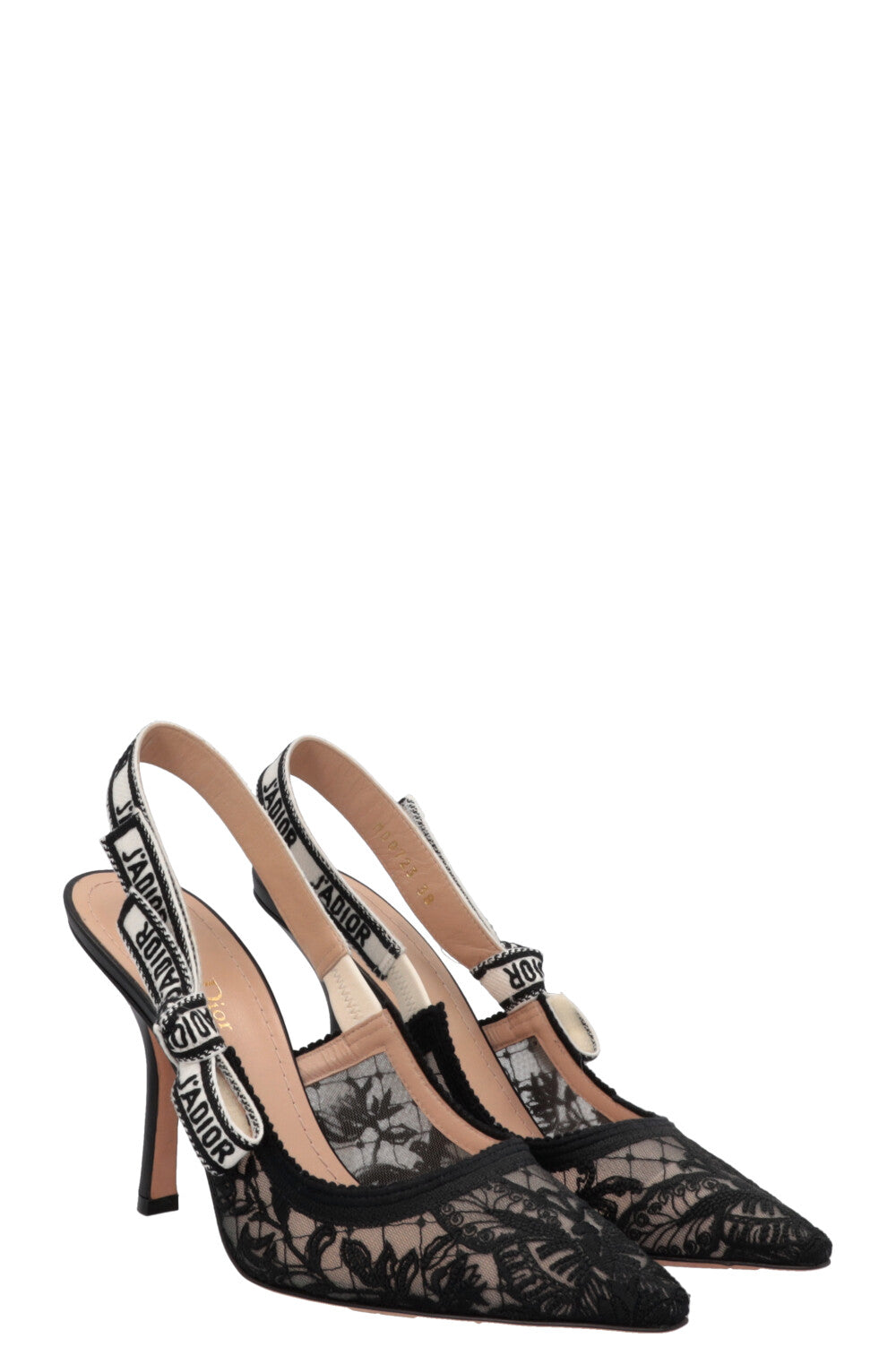 CHRISTIAN DIOR J´Adior Slingback Heels Lace – REAWAKE