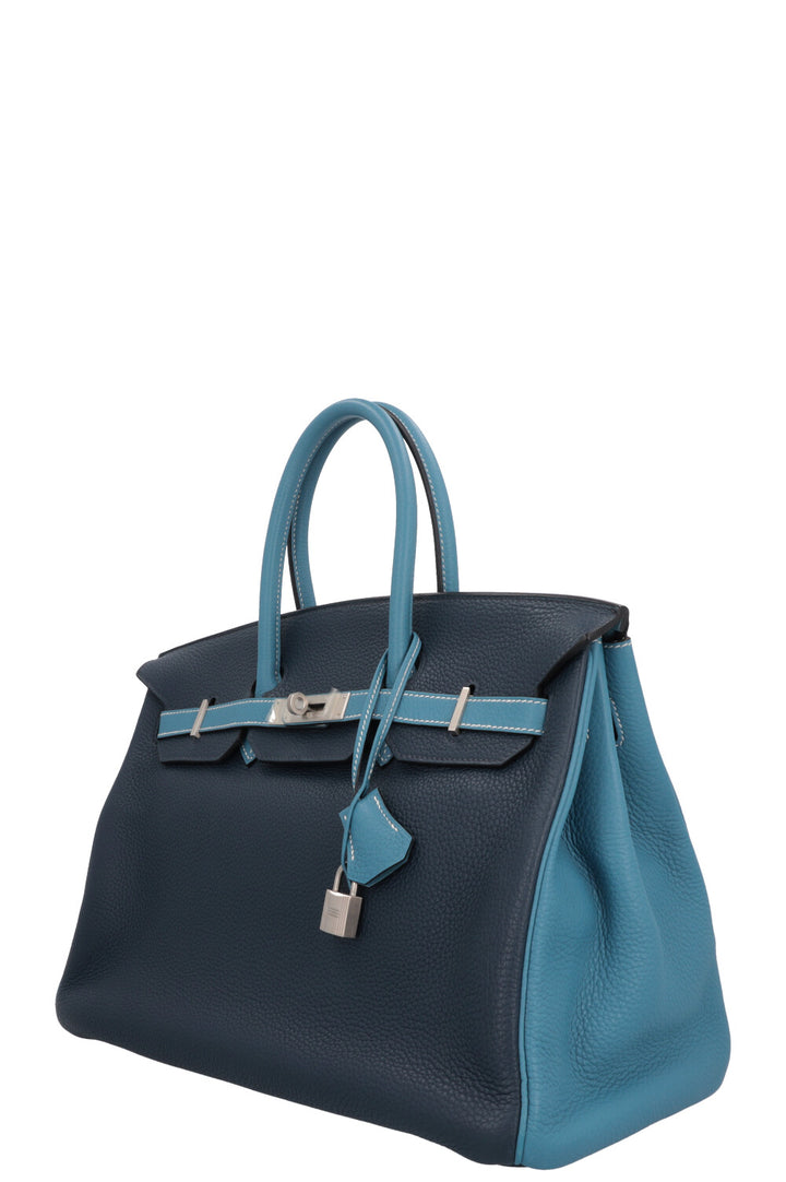 HERMÈS Birkin 35 HSS Togo Bleu Prusse Bleu Jean