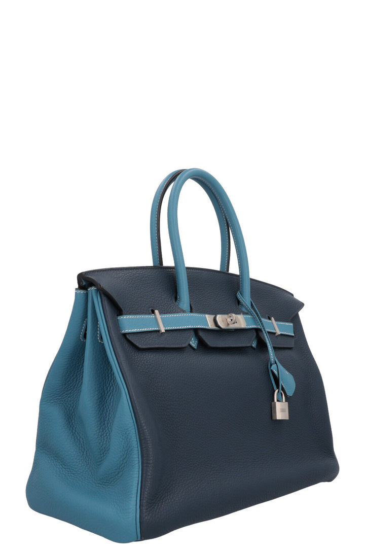 HERMÈS Birkin 35 HSS Togo Bleu Prusse Bleu Jean