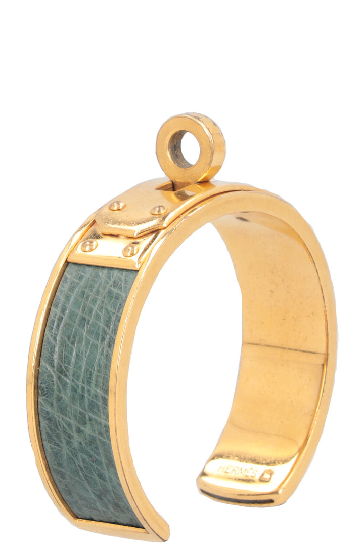 HERMÈS Vintage Kelly Cuff Green Gold