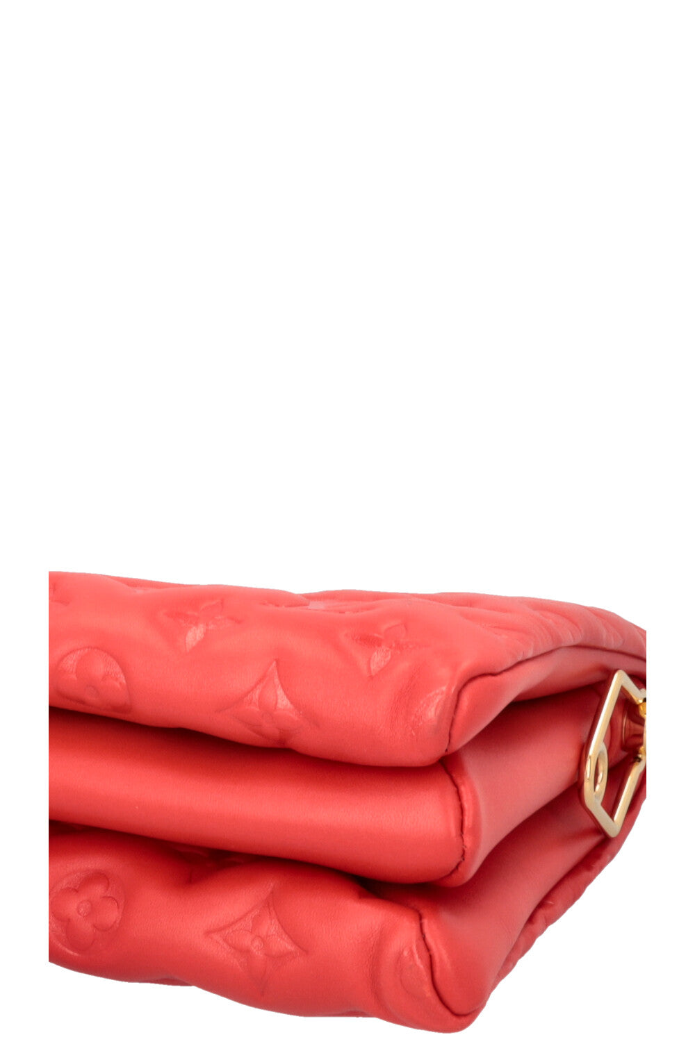 LOUIS VUITTON Coussin PM Sac bandoulière Cuir Rouge