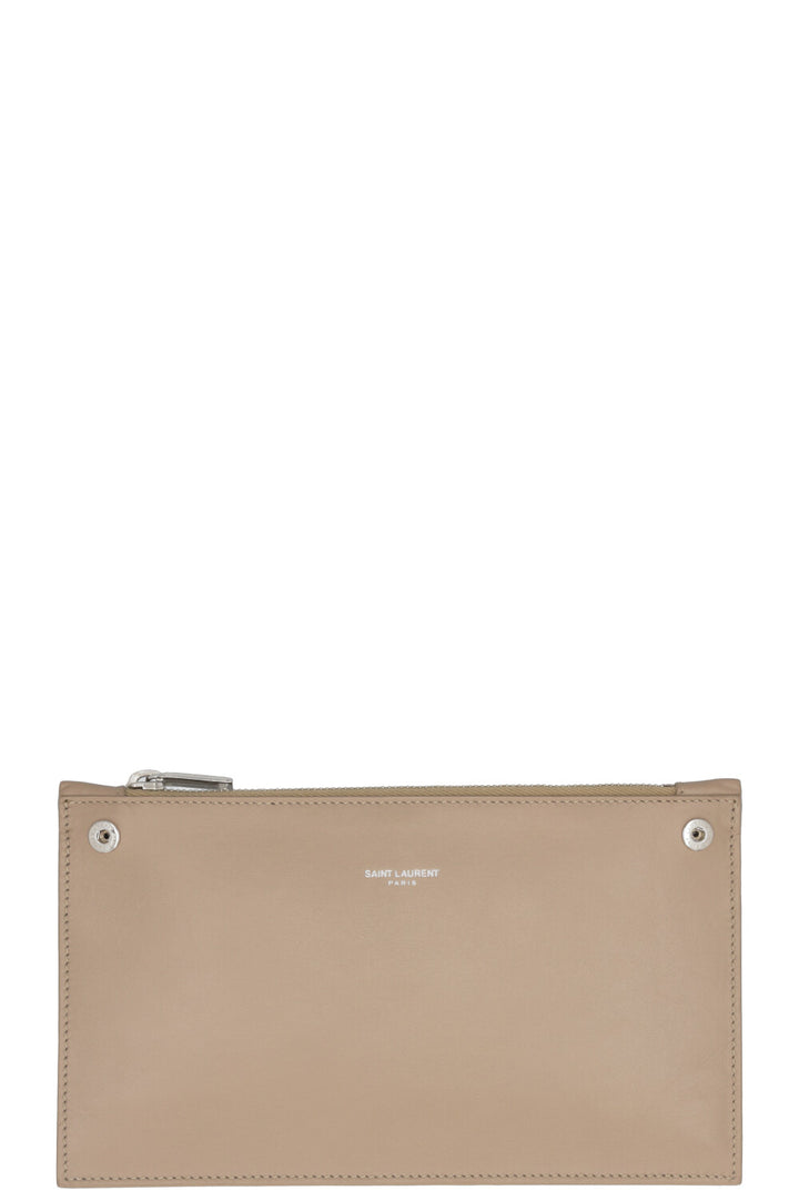 SAINT LAURENT Baby Sac de Jour Croc Embossed Brown