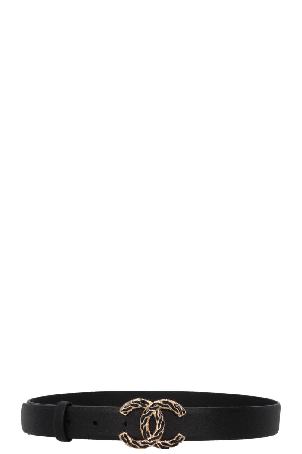 CHANEL CC Belt Black