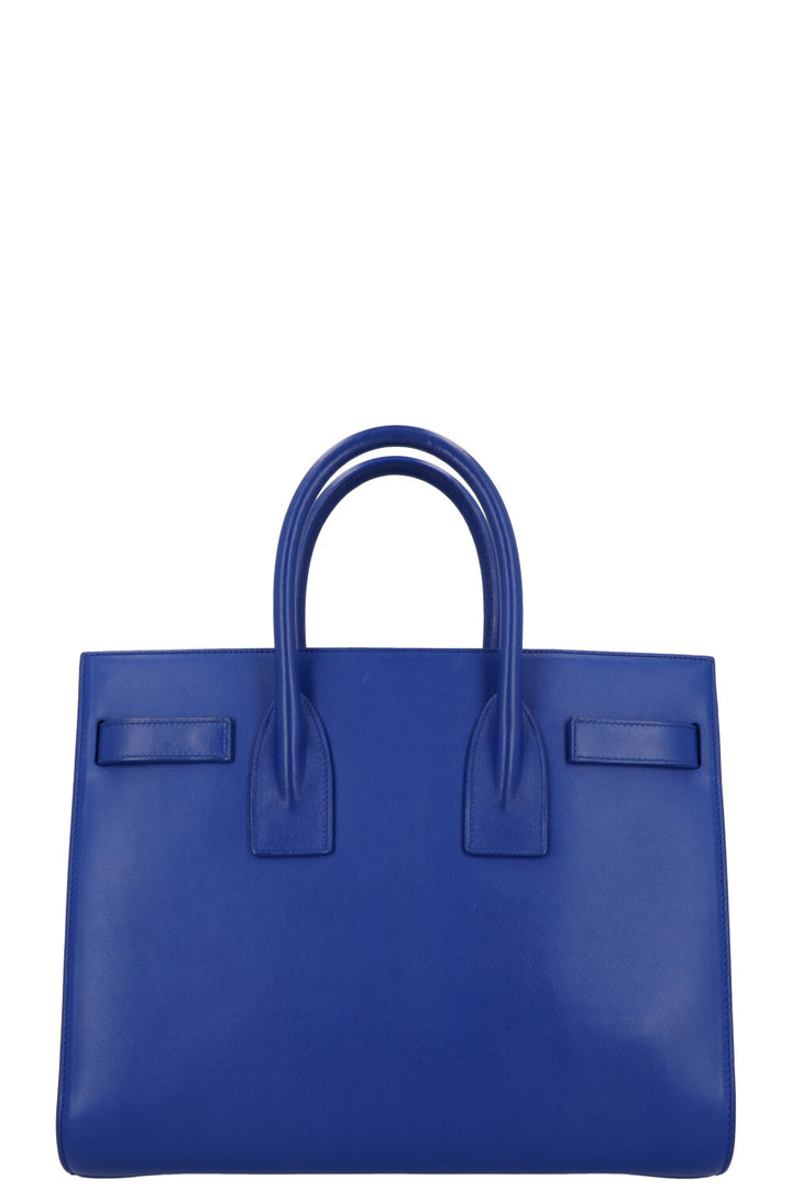 SAINT LAURENT Sac De Jour Small Leather Blue