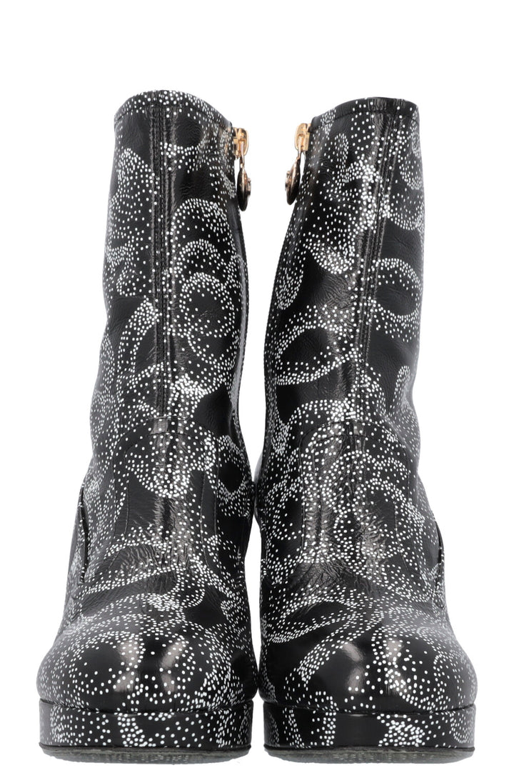 CHANEL 2023 Boots Black White