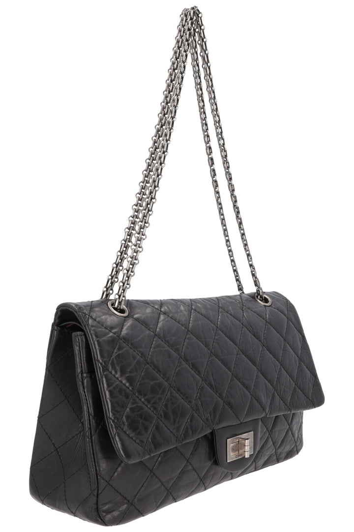 CHANEL Large 2.55 Reissue Bag Leather Black
