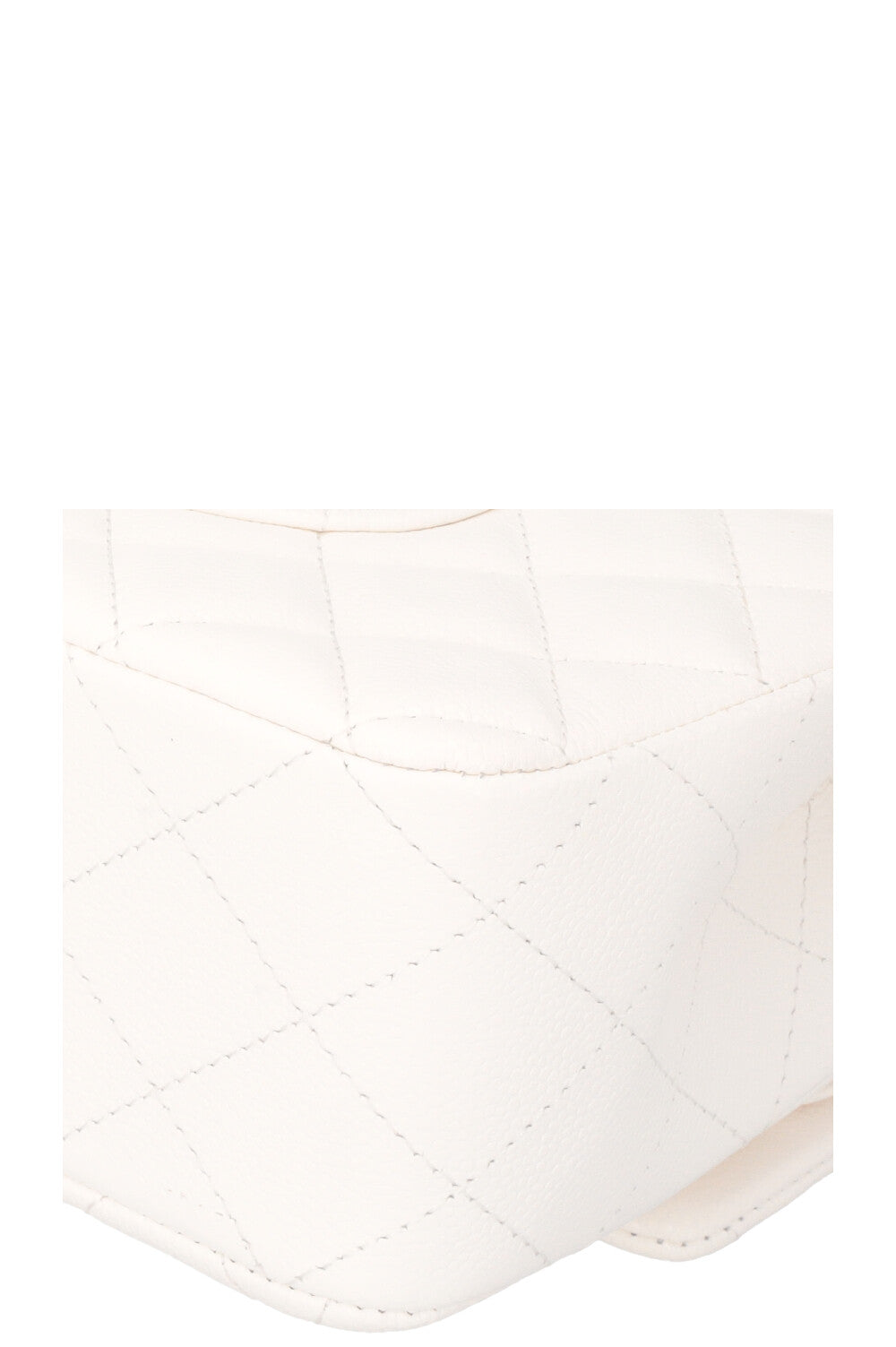 CHANEL Classic Medium Double Flap Ivory Caviar