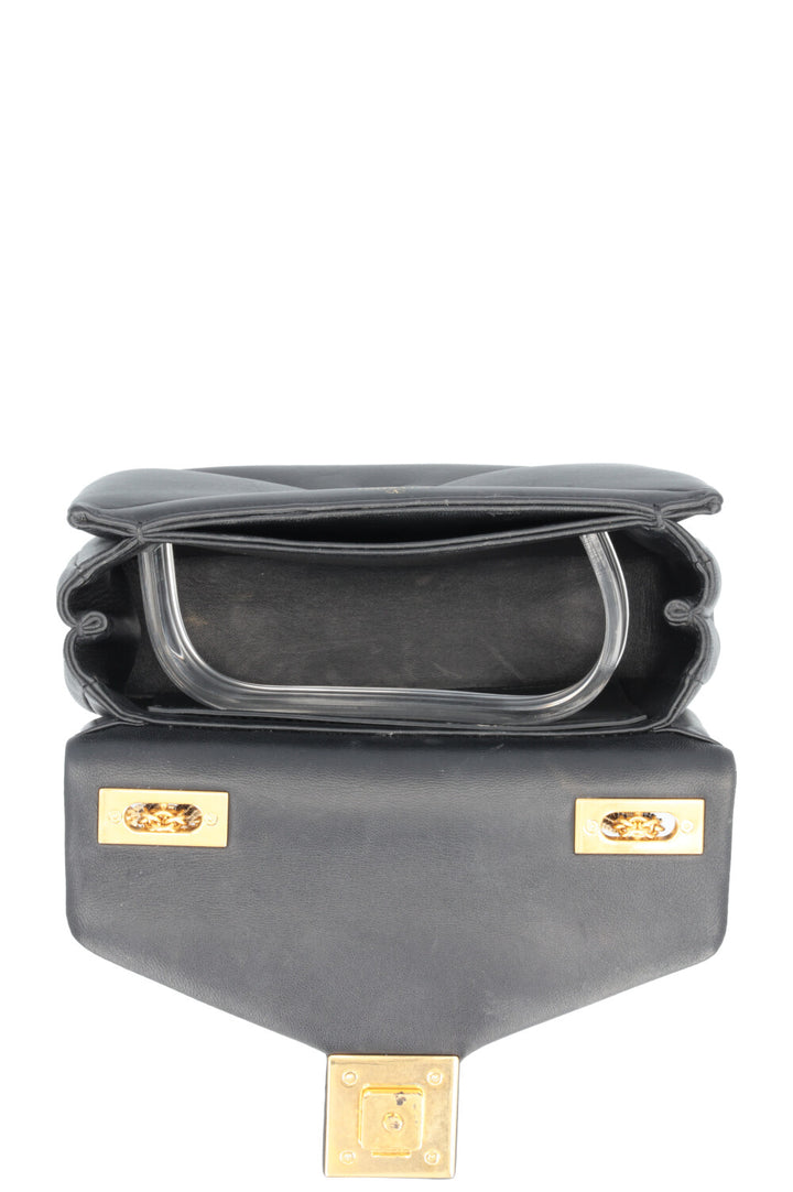 Sac à rabat avec chaîne One Stud VALENTINO Noir