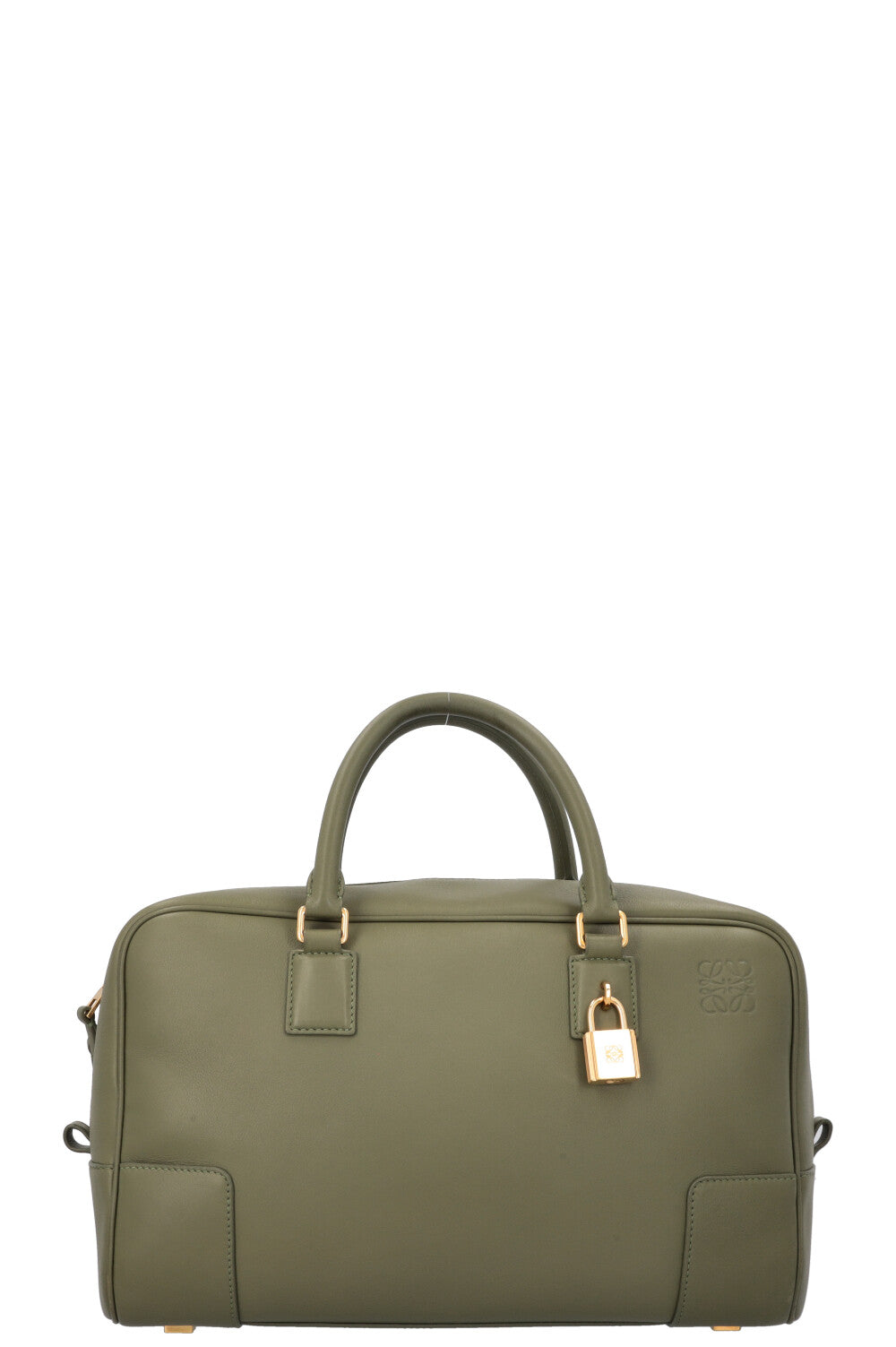LOEWE Amazona 26 Bag Olive Green Leather – REAWAKE