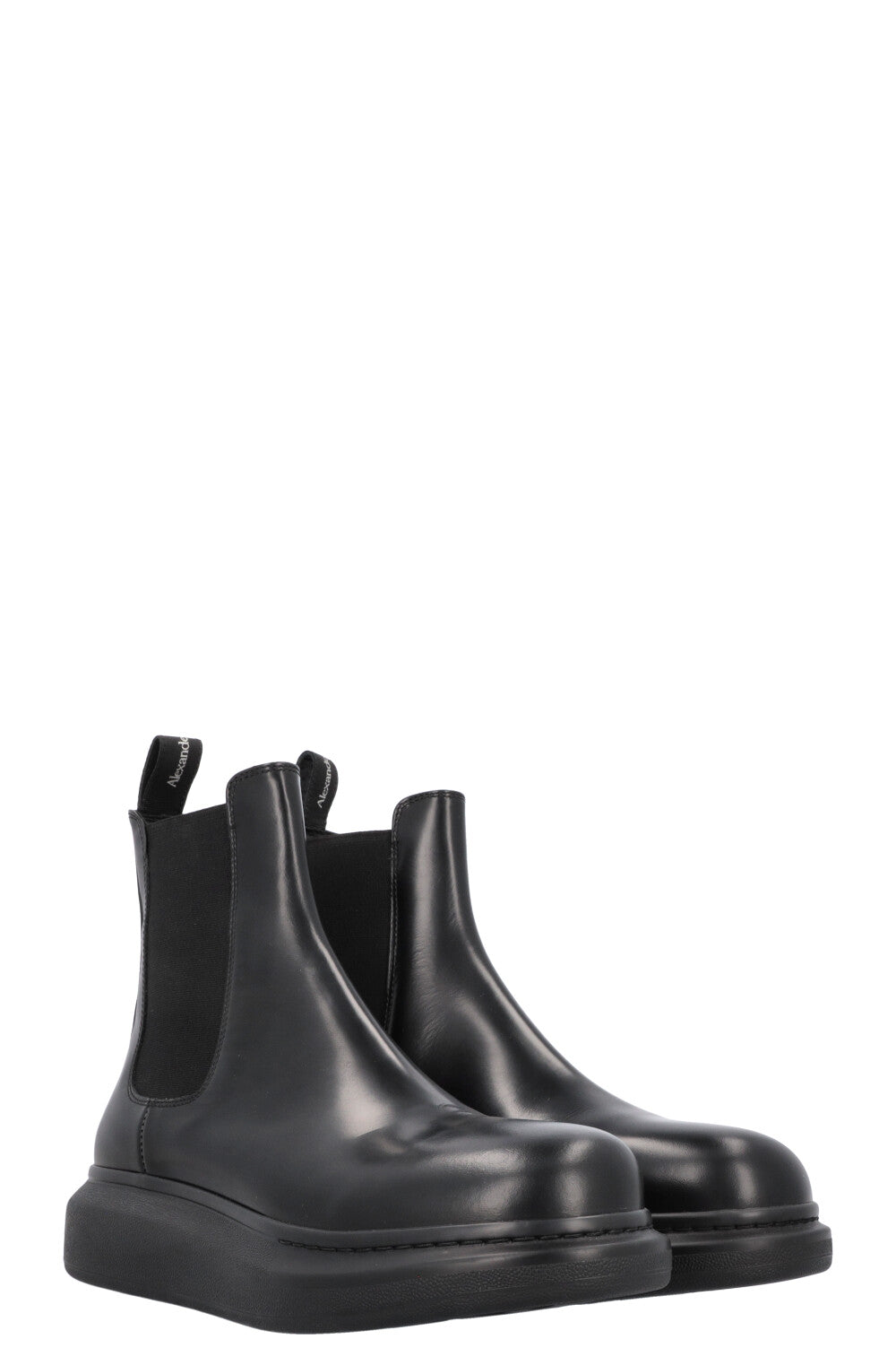 ALEXANDER MCQUEEN Boots Leather Black – REAWAKE