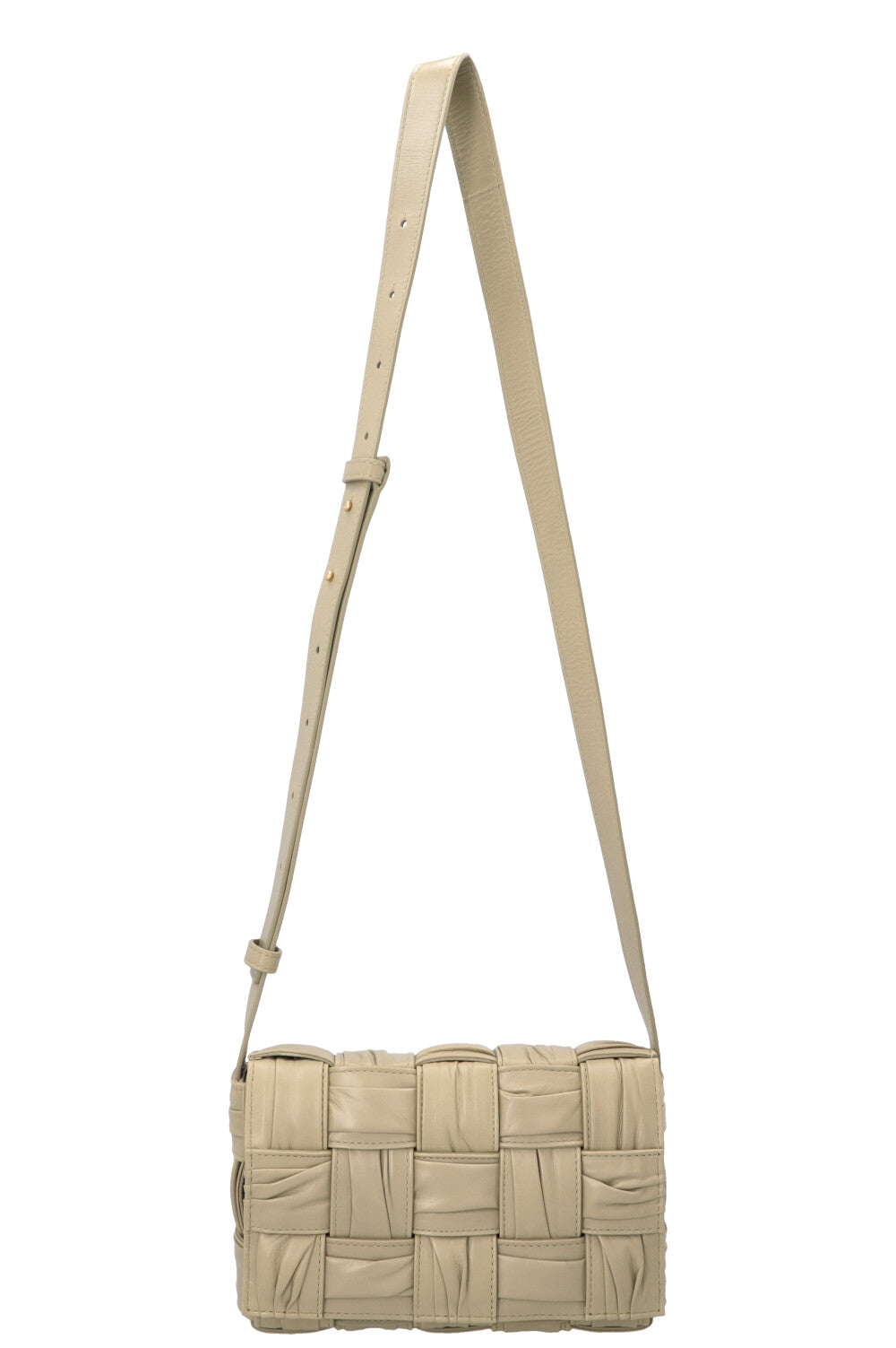 BOTTEGA VENETA Petit sac à cassette froissé Sauge