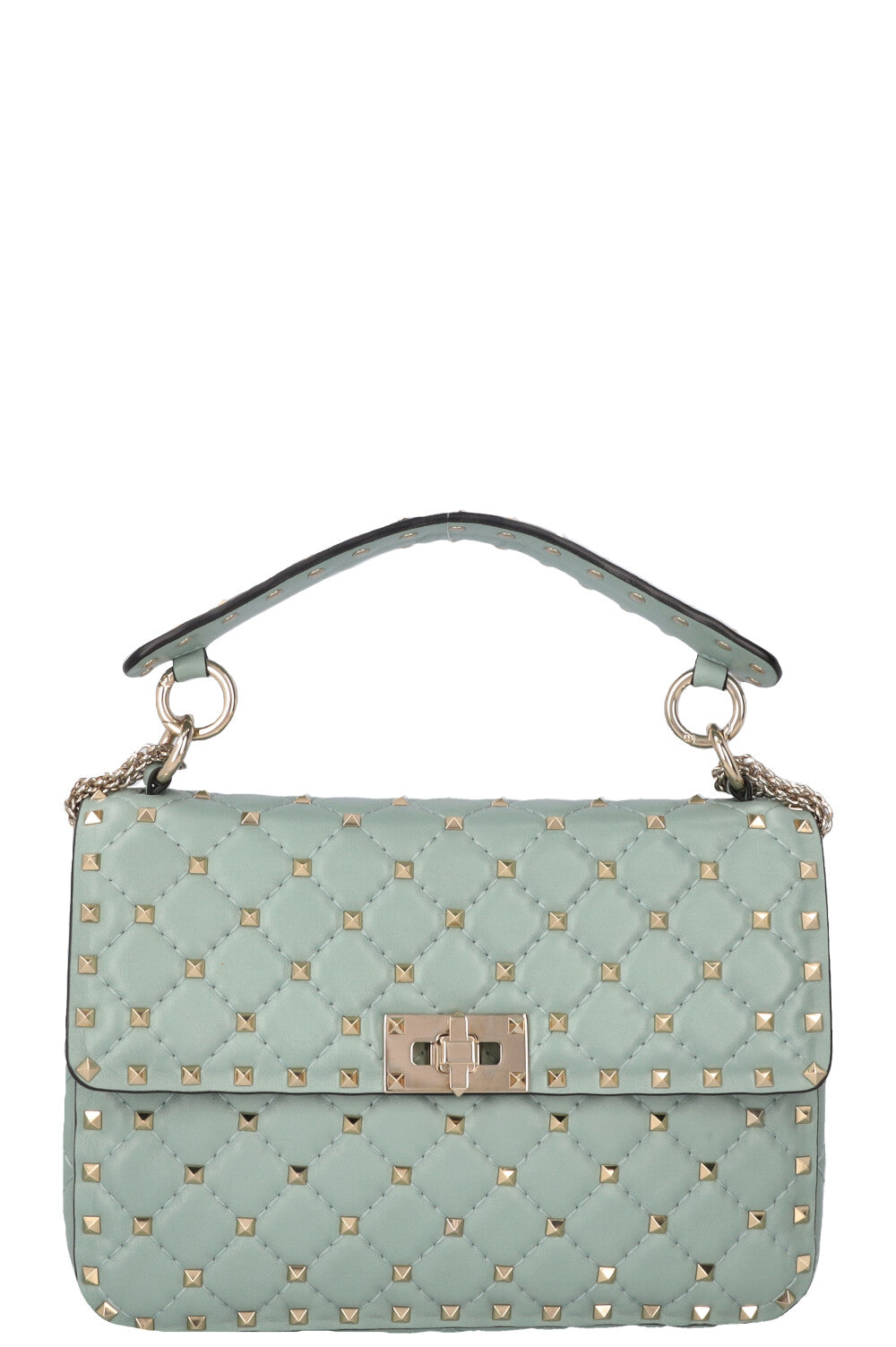 Valentino Rockstud Spike Bag Light Blue Valentino Rockstud Spike