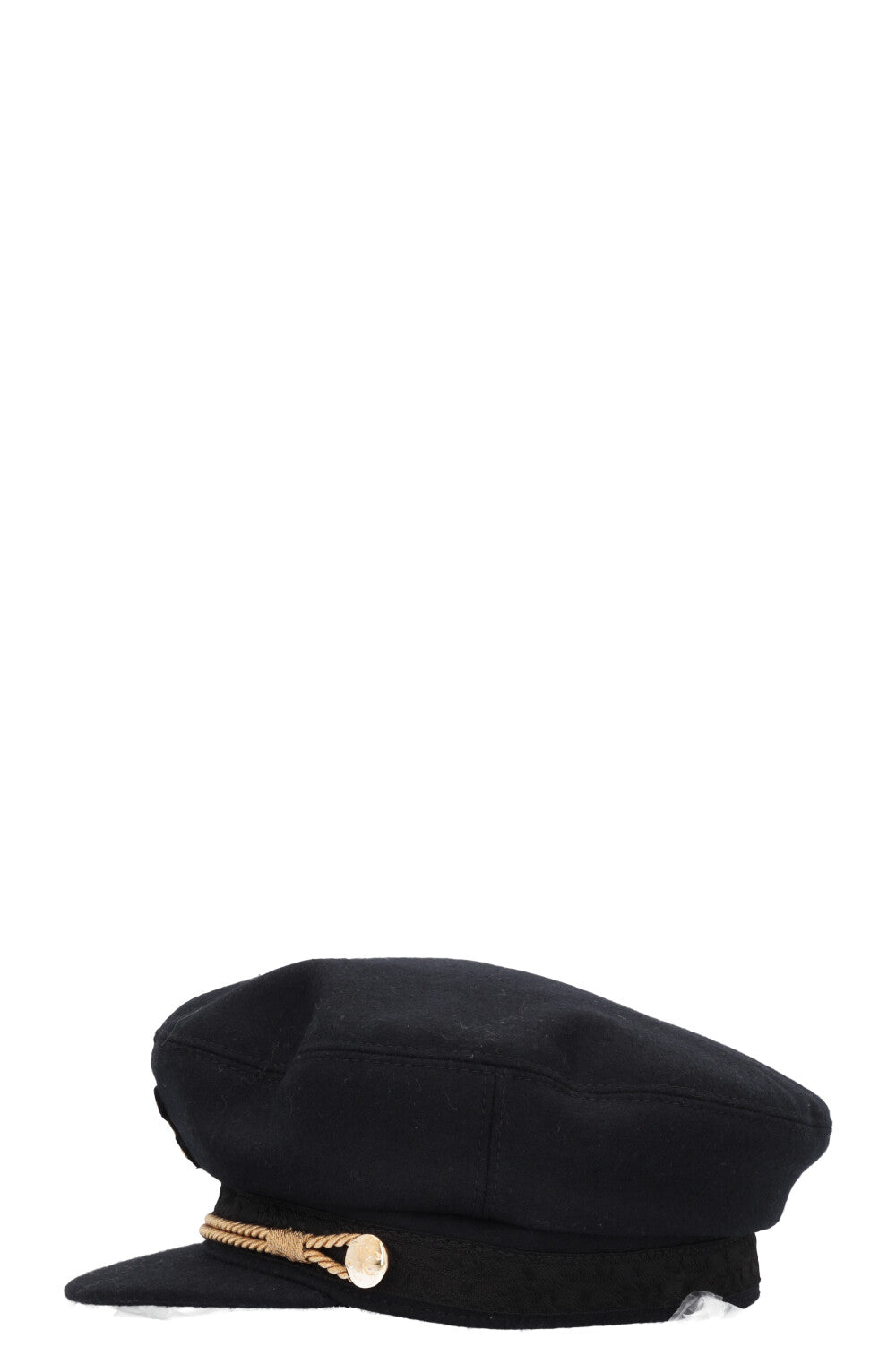 CELINE Triomphe Sailor Cap Wool Dark Navy
