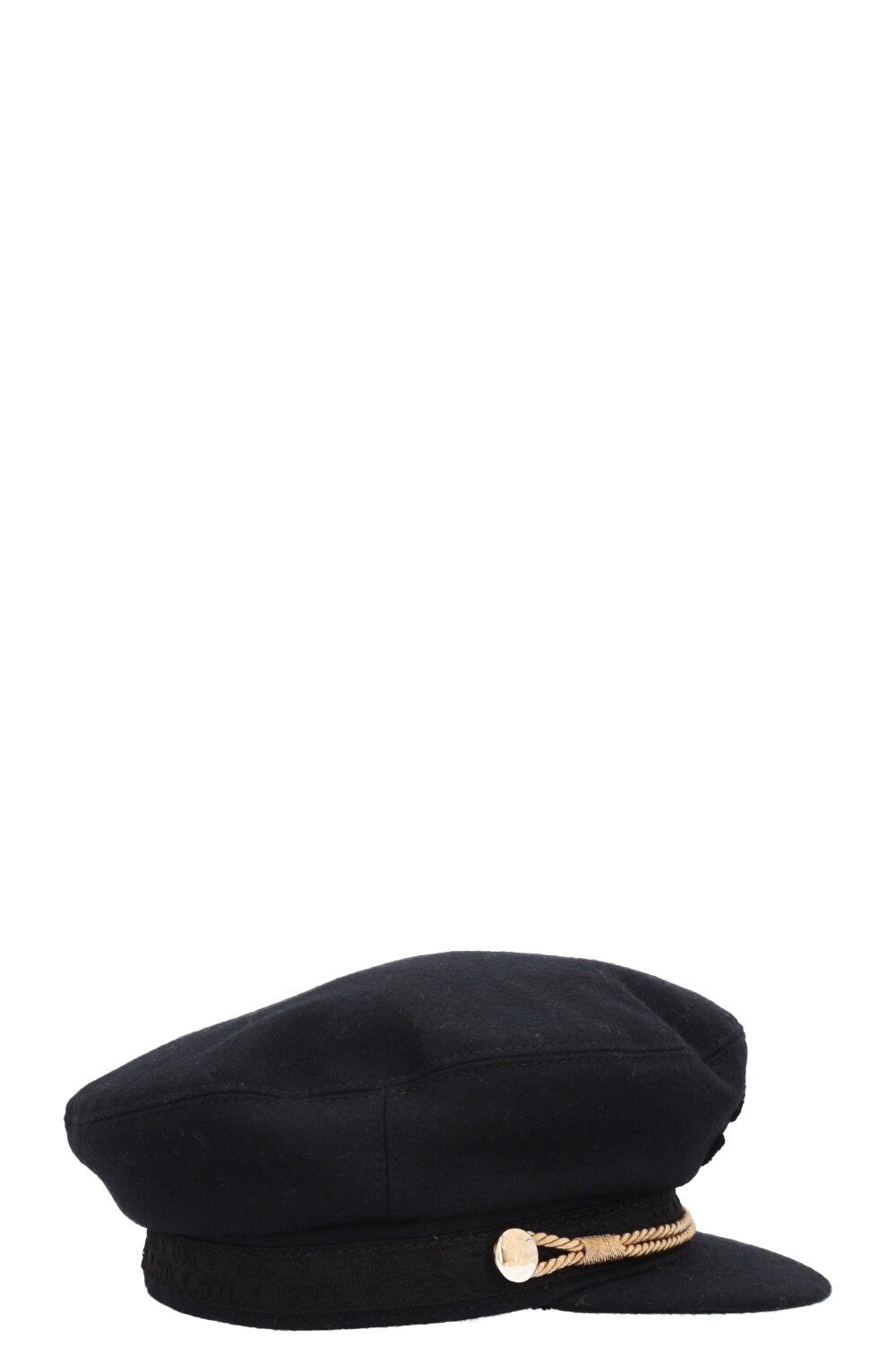 CELINE Triomphe Sailor Cap Wool Dark Navy