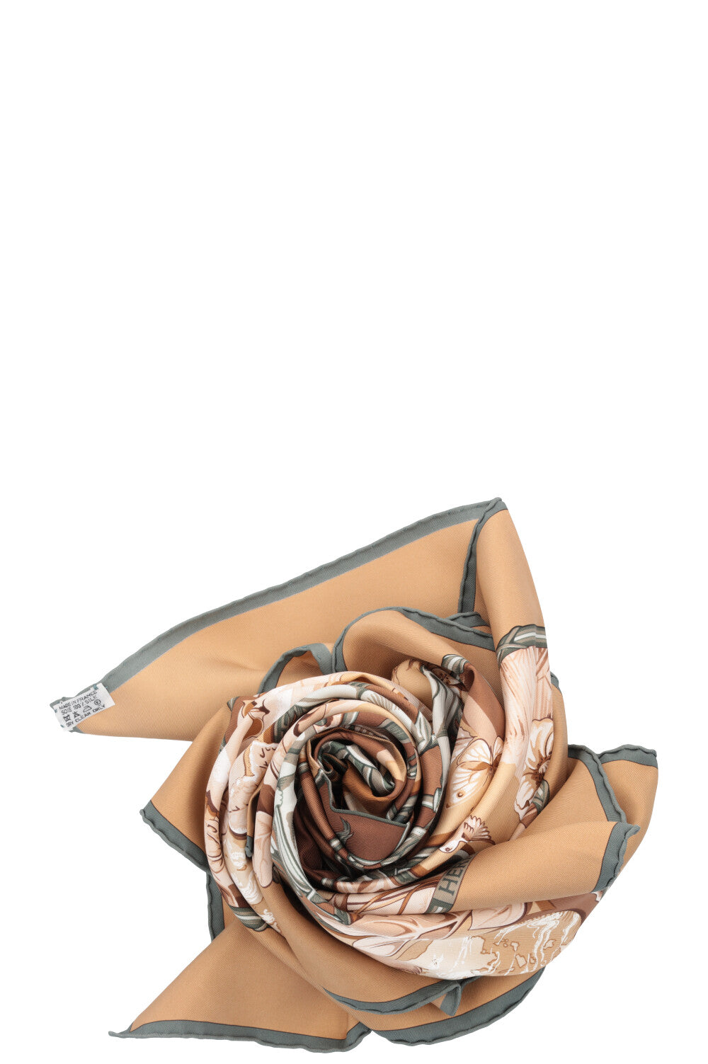HERMÈS Rythmes du Monde Carré Silk Brown – REAWAKE
