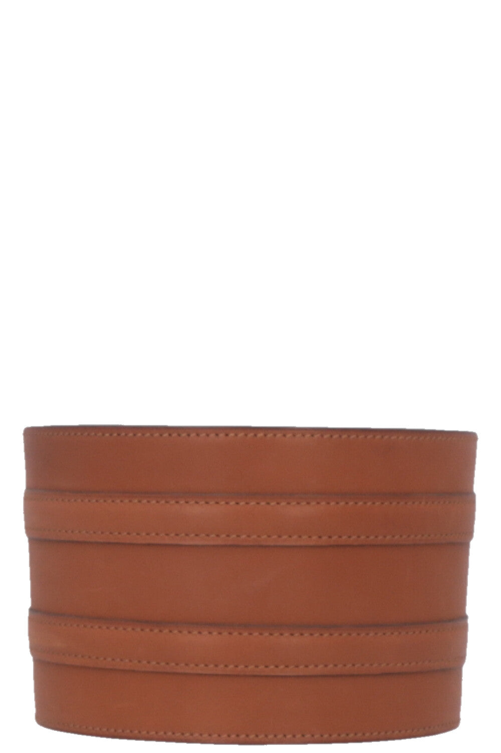 HERMÈS Waist Belt Leather Gold