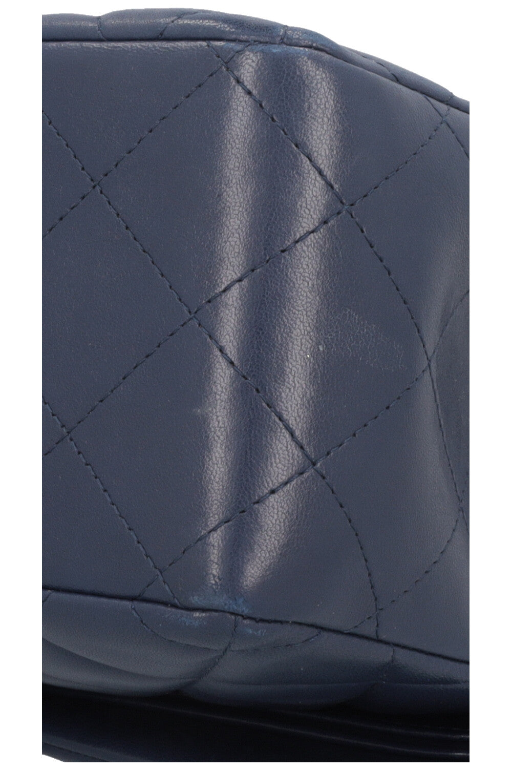 Sac à double rabat CHANEL Grand modèle Bleu marine
