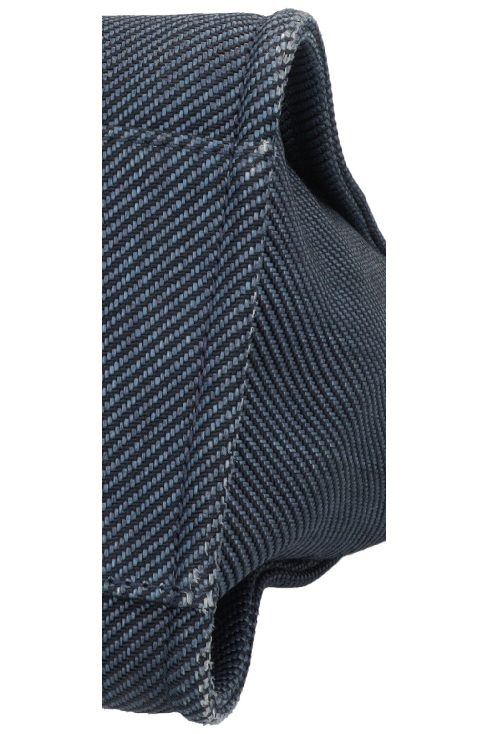 CHANEL Deauville Raffia Medium Navy Blue