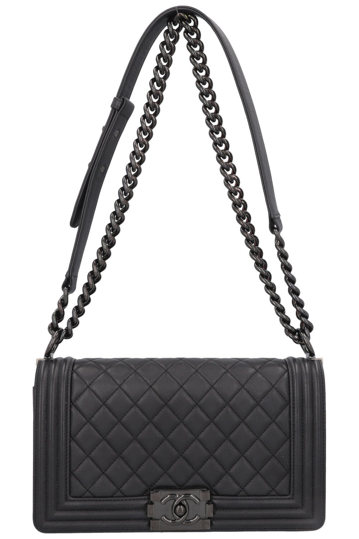 CHANEL Boy Bag So Black