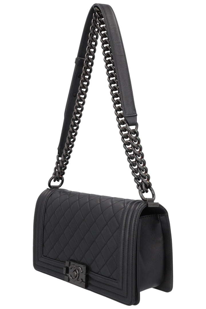 CHANEL Boy Bag So Black