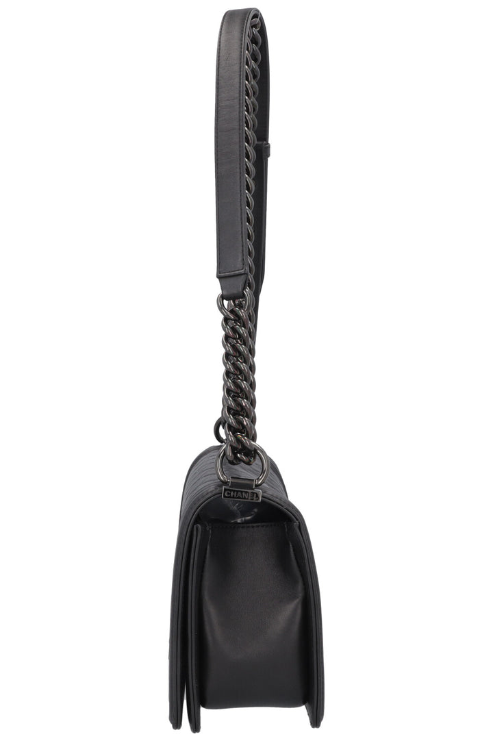 CHANEL Boy Bag So Black