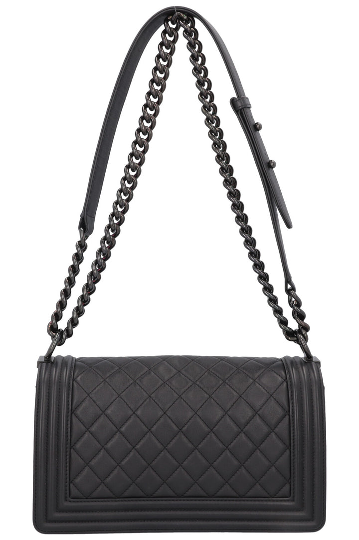 CHANEL Boy Bag So Black