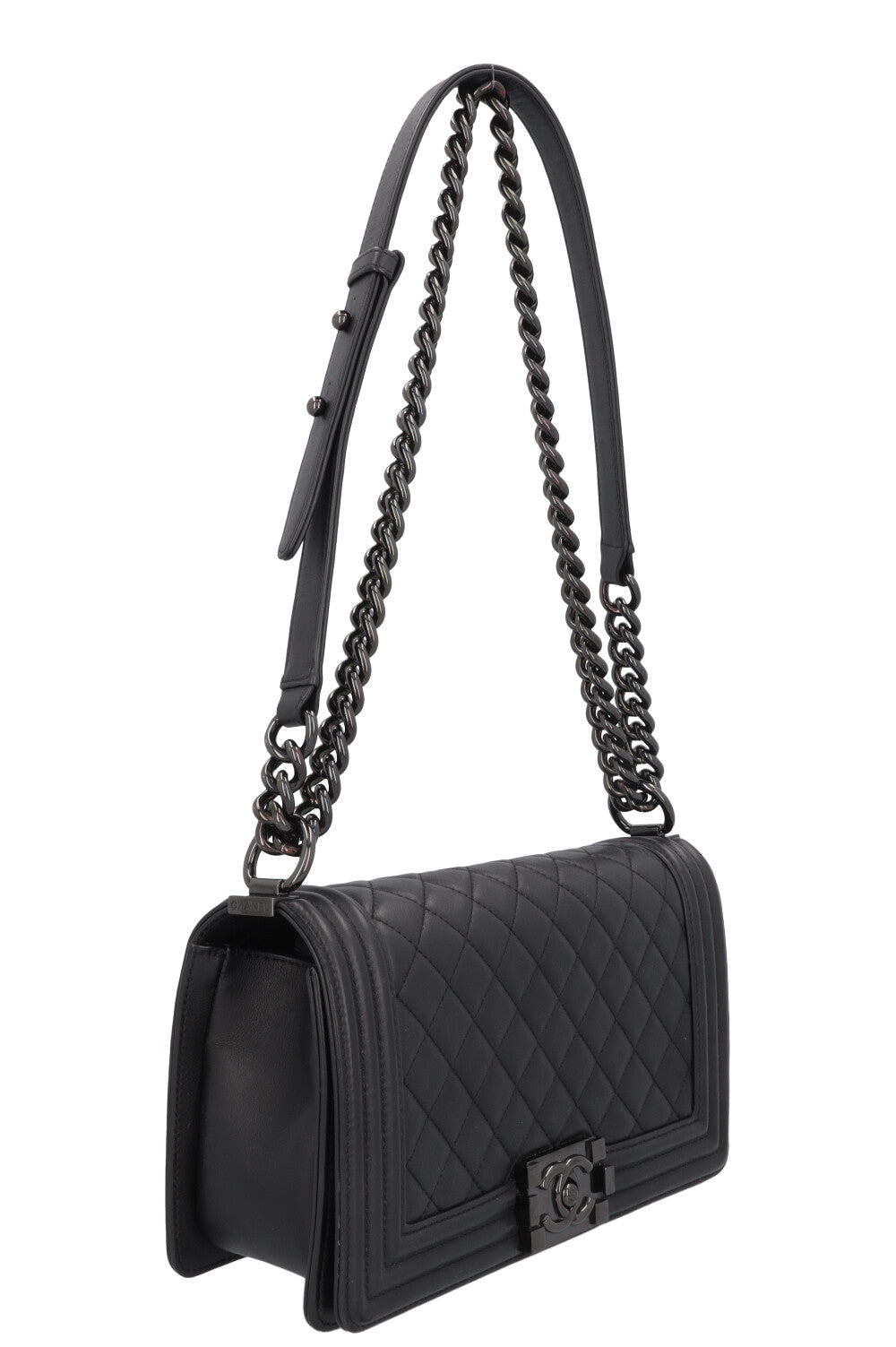 CHANEL Boy Bag So Black