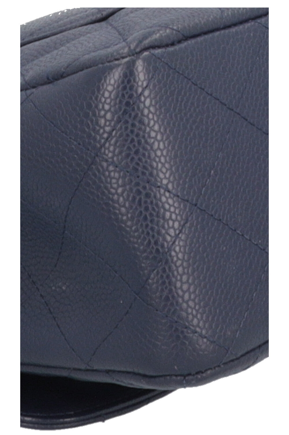 CHANEL Large Single Flap Bag Caviar Navy