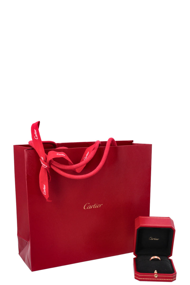 CARTIER Love Ring Diamonds Rosegold