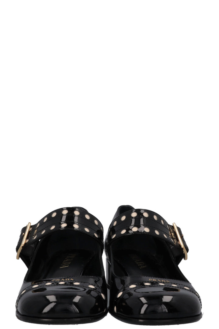 PRADA Mary Jane Heels Patent Black