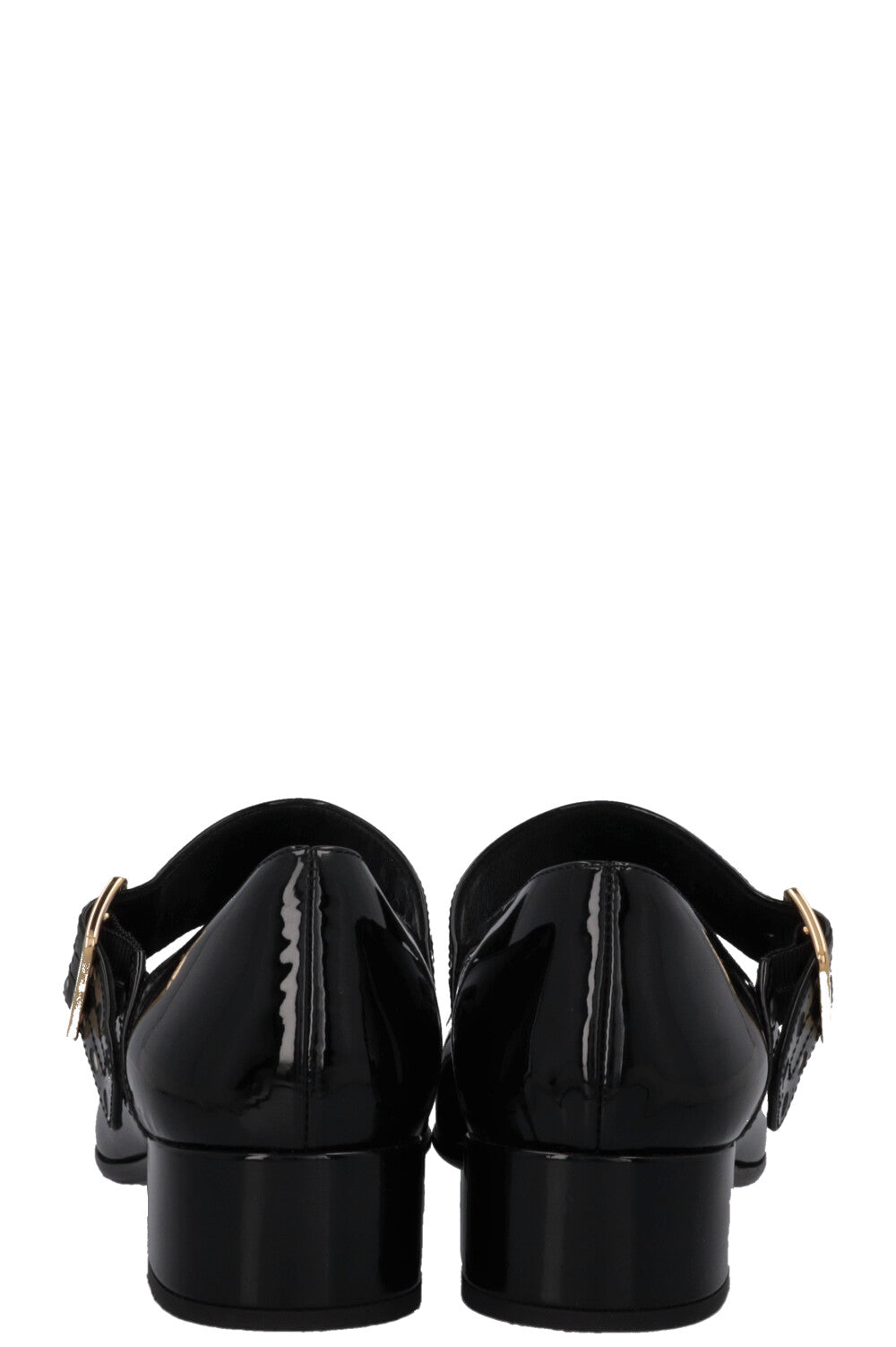 PRADA Mary Jane Heels Patent Black