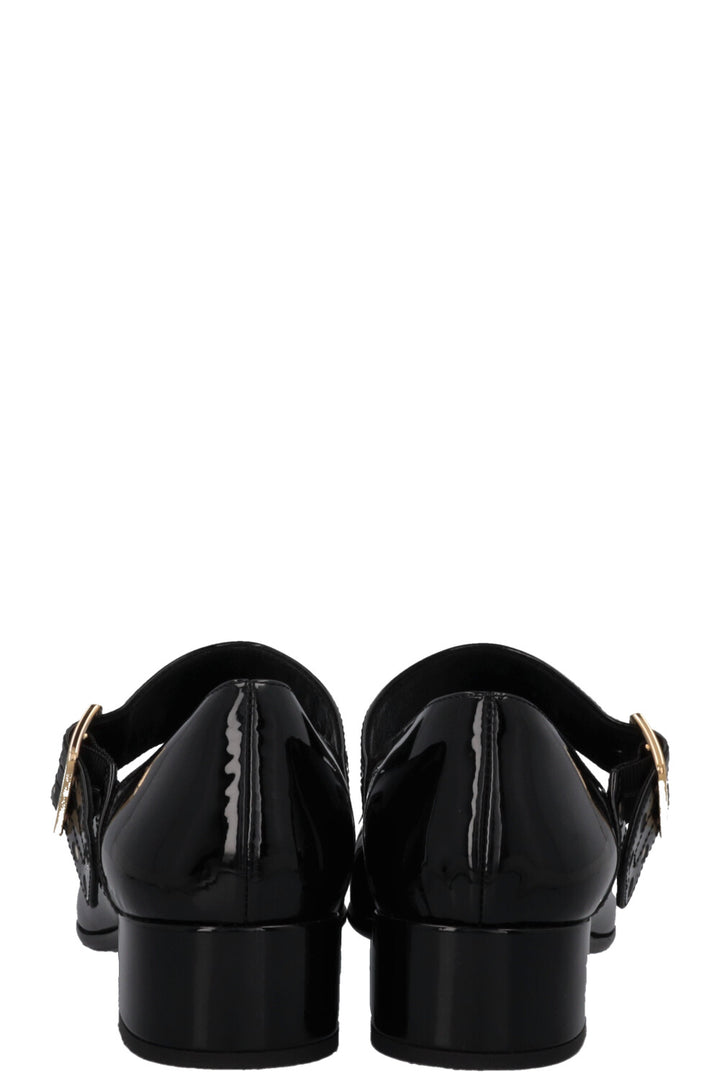 PRADA Mary Jane Heels Patent Black
